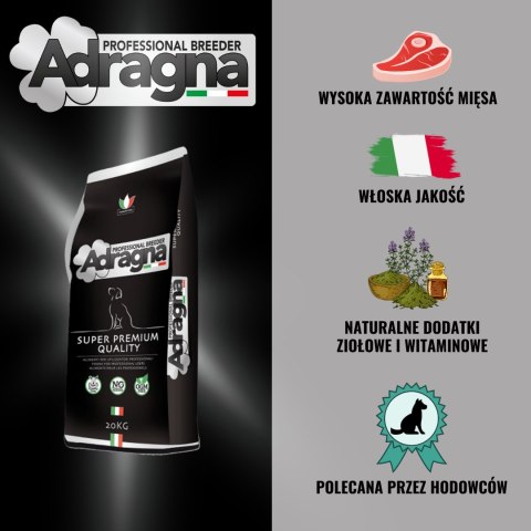 Adragna Adragna Breeder Puppy super premium ryba i owoce cytrusowe 20kg