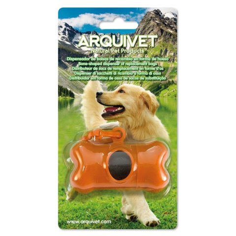 Arquivet [W] ARQUIVET Dyspenser na woreczki + rolka 15 sztuk GRATIS