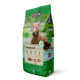 Canun Canun Terra Supremus z kurczakiem 18 kg karma dla psów dorosłych - właściwości odkażające