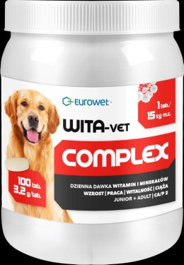Eurowet Eurowet Wita-Vet Junior + Adult 100tab