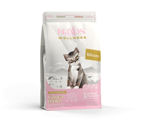 Naxos NAXOS CAT KITTEN karma dla kociąt na bazie kaczki, kurczaka i indyka 1,5 kg