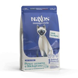 Naxos NAXOS CAT STERILIZED monobiałkowa karma dla kotów sterylizowanych ryba z granatem 1,5 kg