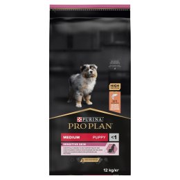 Purina Pro Plan Purina Pro Plan Medium Puppy Sensitive Optiderma Łosoś I Ryż 12kg