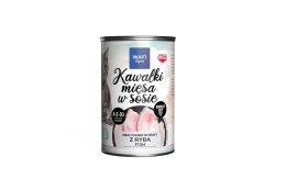WAFI WAFI puszka kawałki mięsne dla kota z rybą 415g