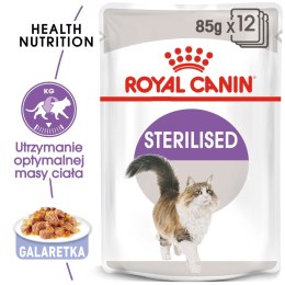 Royal Canin ROYAL CANIN Sterilised W Galaretce 12x85g