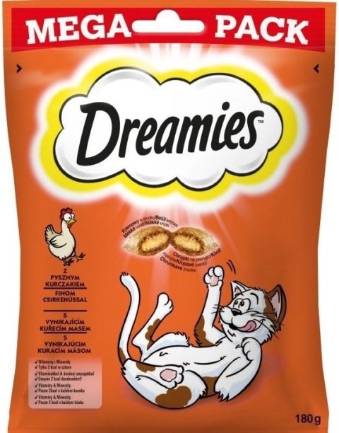 Dreamies DREAMIES Przysmak Dla Kota Z Kurczakiem 180g
