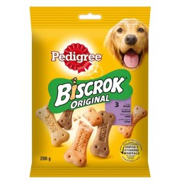 Pedigree Pedigree Biscrok Ciasteczka Dla Dorosłych Psów W Kształcie Kostek Z Jagnięciną, Kurczakiem I Wołowiną 200g
