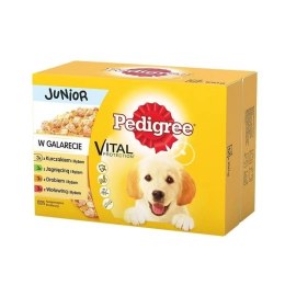 Pedigree Pedigree Mokra Karma Dla Szczeniąt Mix Smaków Kurczak Z Ryżem, Jagnięcina Z Ryżem, Drób Z Ryżem I Wołowina Z Ryżem W Galaretce 1