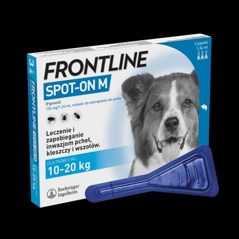 Frontline (Boehringer Ingelheim) FRONTLINE Spot On Dla Psa 3x1,34ml