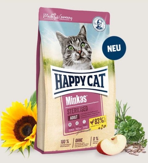 Happy Cat Happy Cat Minkas Sterilised Geflügel Z Drobiem 10kg