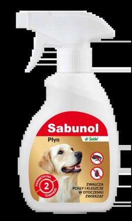 Laboratorium DermaPharm Laboratorium DermaPharm Sabunol Płyn Do Zwalczania Pcheł W Otoczeniu Zwierząt 250ml
