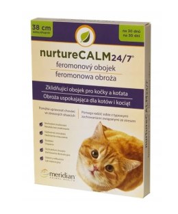 Meridian Animal Health Meridian Animal Health NurtureCalm 24/7 Feline Pheromone Collar Obroża Uspokajająca Dla Kota 38cm