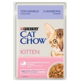 Purina Cat Chow Purina Cat Chow Kitten Karma Z Jagnięciną I Cukinią W Sosie 85g