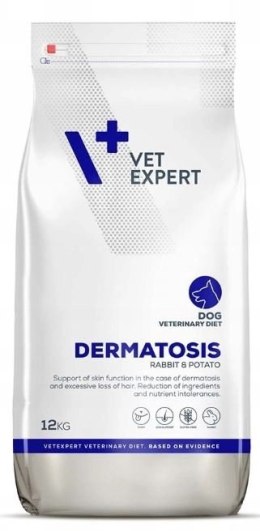 VETEXPERT VETEXPERT Veterinary Diet Dog Dermatosis Rabbit&Potato 12kg
