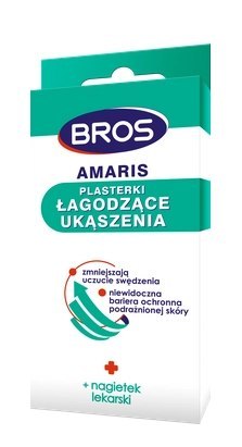 Bros Sp z o.o. Bros Amaris Plasterki Łagodzące Ukąszenia 20szt