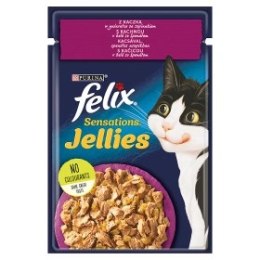 Felix Felix Sensations Jellies Kaczka Z Szpinakiem W Galaretce 85g