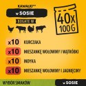 Pedigree Pedigree Mokra Karma Dla Dorosłych Psów Saszetka Mix Smaków (Z Kurczakiem I Warzywami, Z Wołowiną I Warzywami, Z Indykiem I Marc