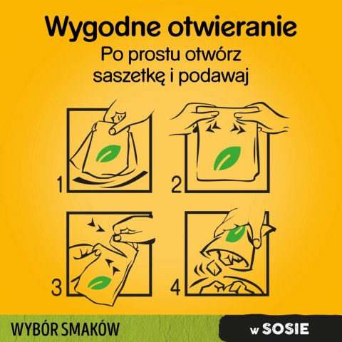 Pedigree Pedigree Mokra Karma Dla Dorosłych Psów Saszetka Mix Smaków (Z Kurczakiem I Warzywami, Z Wołowiną I Warzywami, Z Indykiem I Marc
