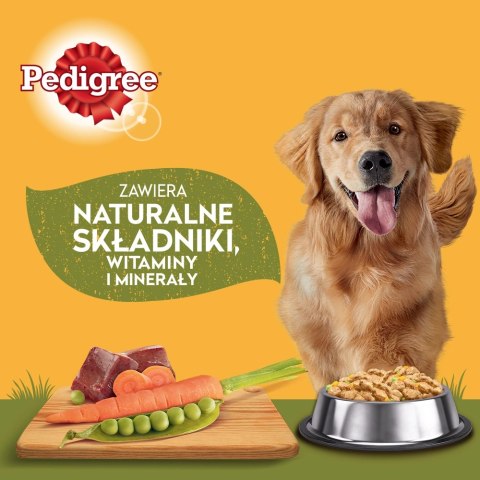 Pedigree Pedigree Mokra Karma Dla Dorosłych Psów Saszetka Mix Smaków (Z Kurczakiem I Warzywami, Z Wołowiną I Warzywami, Z Indykiem I Marc