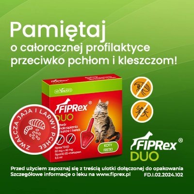 Vet-Agro Vet-Agro Fiprex Duo Kot, Fretka 0,5ml