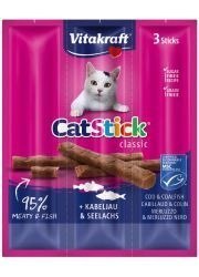 Vitakraft Vitakraft Cat Stick Mini Kabanosy Z Dorszem 3x18g