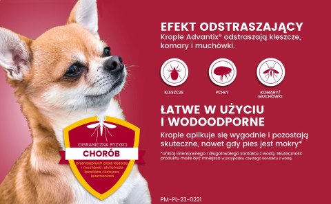 Bayer Bayer Advantix Krople Na Kleszcze I Pchły 4x0,4ml