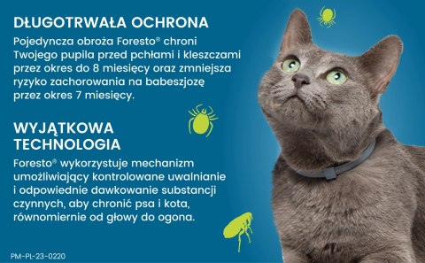 Elanco Bayer Foresto Obroża Dla Kotów I Psów 38cm