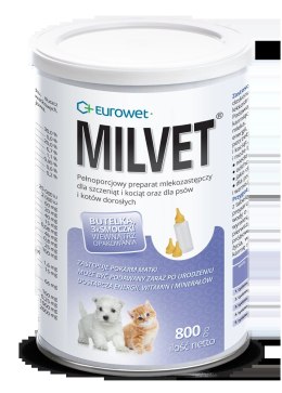 Eurowet Eurowet Milvet Mleko Zastępcze Dla Szczeniąt I Kociąt 800g