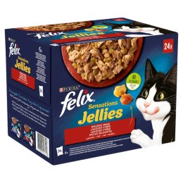 Felix Felix Sensations Jellies Wiejskie Smaki W Galaretce 24x85g