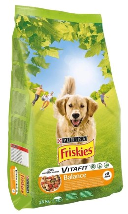 Friskies PURINA Friskies Balance Kurczak Z Warzywami 15kg