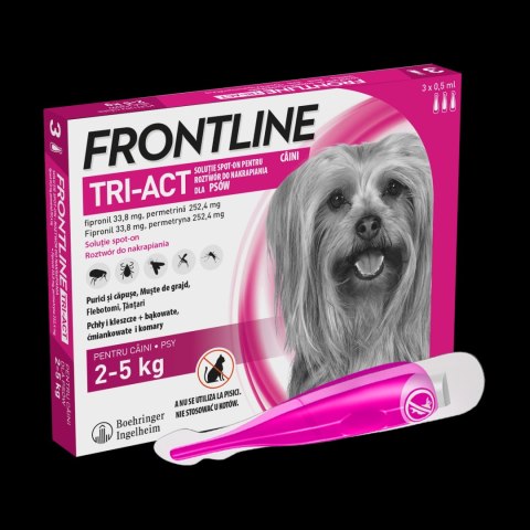 Frontline (Boehringer Ingelheim) FRONTLINE Tri-Act Dla Psów 3x0,5ml
