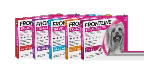 Frontline (Boehringer Ingelheim) FRONTLINE Tri-Act Dla Psów 3x0,5ml