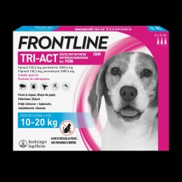 Frontline (Boehringer Ingelheim) FRONTLINE Tri-Act Dla Psów 3x2ml