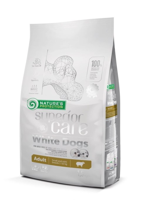 Nature's Protection Nature's Protection Superior Care White Dogs Adult Small Breed With Lamb 1,5kg