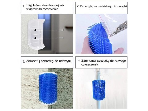 Nuxie VERK GROUP Narożny Drapak Dla Kota Z Kocimiętką