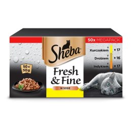 Sheba Sheba Fresh & Fine Saszetka 50x50g
