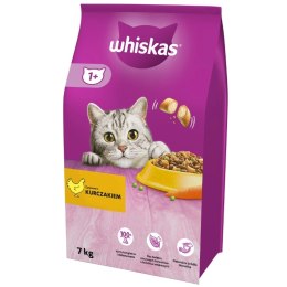 Whiskas WHISKAS Karma Sucha Dla Kota 1+ Z Kurczakiem 7kg