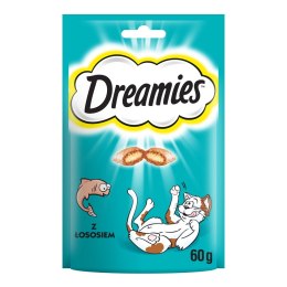 Dreamies DREAMIES Przysmak Dla Kota Z Łososiem 60g