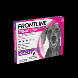 Frontline (Boehringer Ingelheim) FRONTLINE Tri-Act Dla Psów 3x4ml