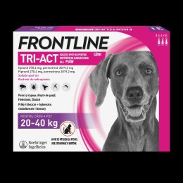 Frontline (Boehringer Ingelheim) FRONTLINE Tri-Act Dla Psów 3x4ml