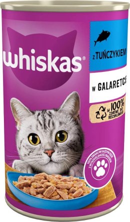 Whiskas WHISKAS Mokra Karma Dla Kota 1+ Z Tuńczykiem W Galaretce 400g