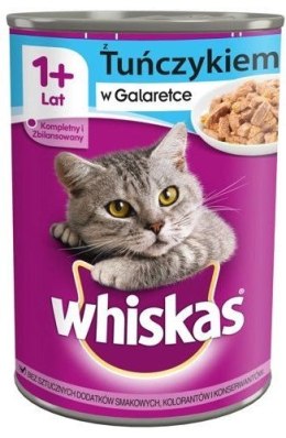 Whiskas WHISKAS Mokra Karma Dla Kota 1+ Z Tuńczykiem W Galaretce 400g