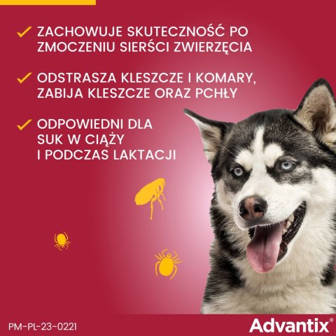 Bayer Bayer Advantix Krople Na Kleszcze I Pchły 2,5ml