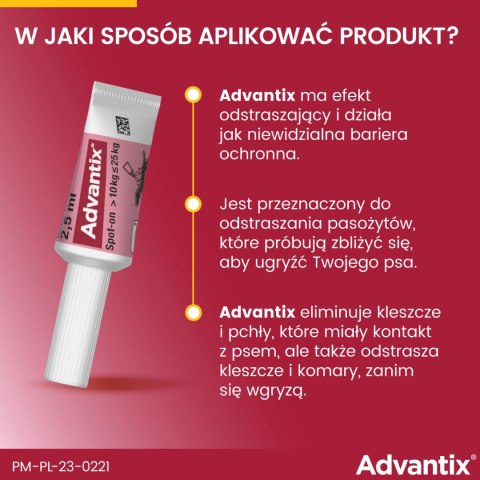 Bayer Bayer Advantix Krople Na Kleszcze I Pchły 2,5ml