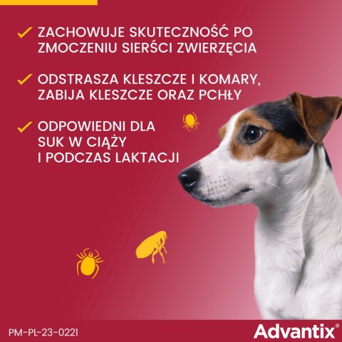 Bayer Bayer Advantix Krople Na Kleszcze I Pchły 4x1ml
