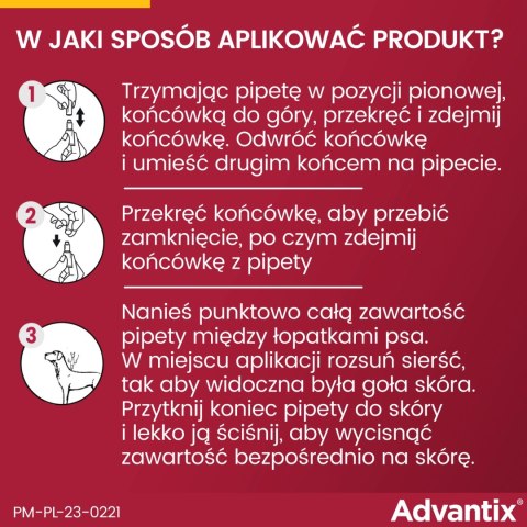 Bayer Bayer Advantix Krople Na Kleszcze I Pchły 4x1ml