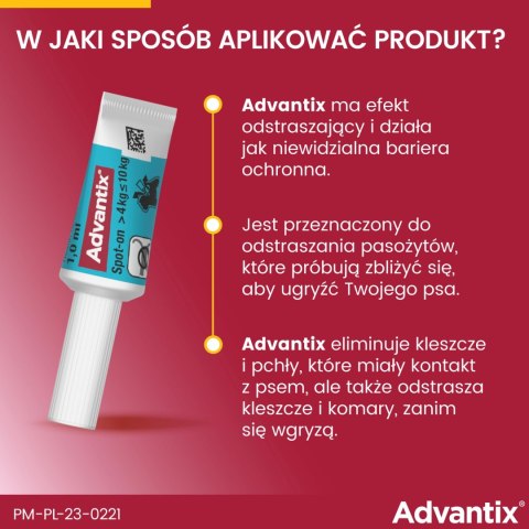Bayer Bayer Advantix Krople Na Kleszcze I Pchły 4x1ml