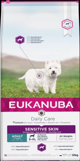 Eukanuba Eukanuba Daily Care Adult Sensitive Skin 12kg