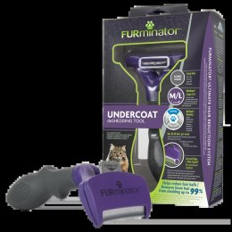 FURMINATOR FURMINATOR Narzędzie Do Wyczesywania Podszerstka Dla Długowłosych Kotów Średnich I Dużych Ras