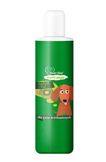 Over Zoo OVER ZOO Szampon Frutti Power Kiwi Dla Psów Krótkowłosych 200ml
